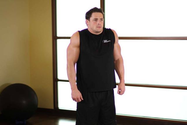 Shoulder Circles: finishing position