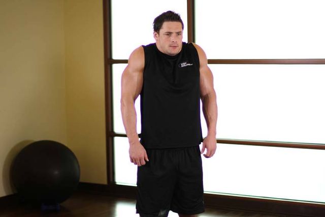 Shoulder Raise: finishing position