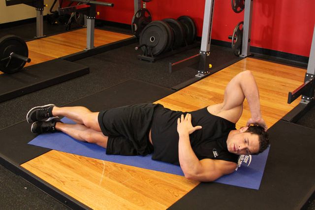 Side Jackknife: starting position