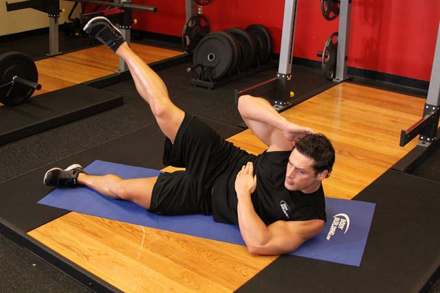 Side Jackknife: finishing position