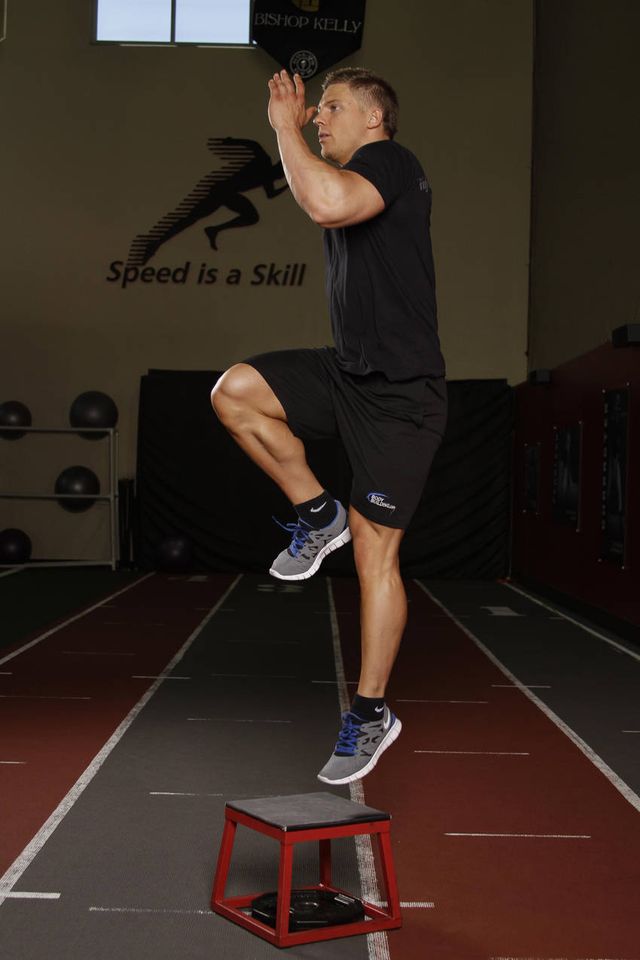 Single Leg Push-off: finishing position