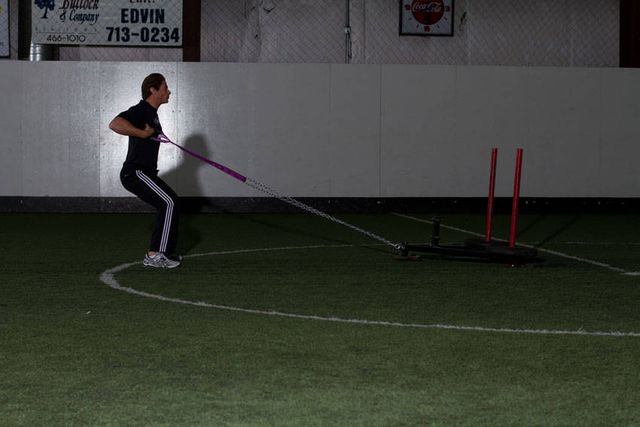 Sled Row: finishing position