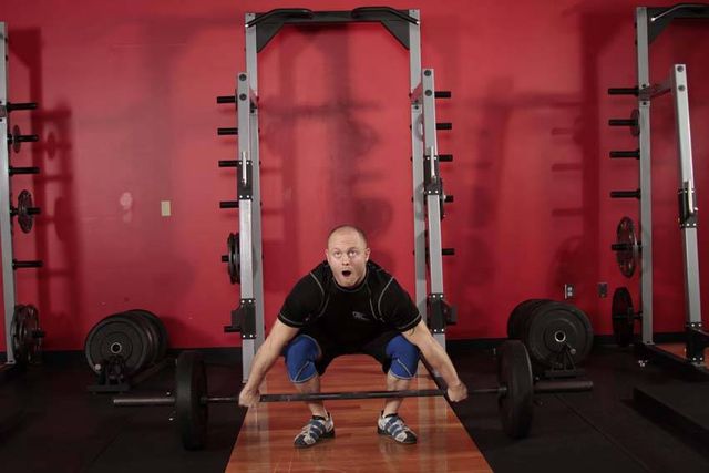 Snatch: starting position