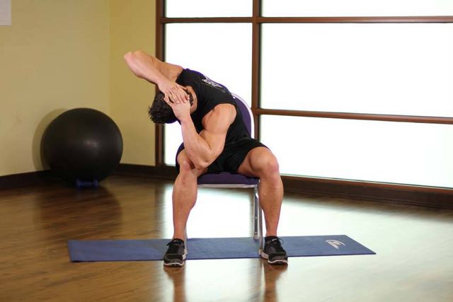 Spinal Stretch: finishing position