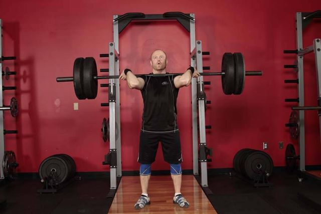 Split Jerk: starting position