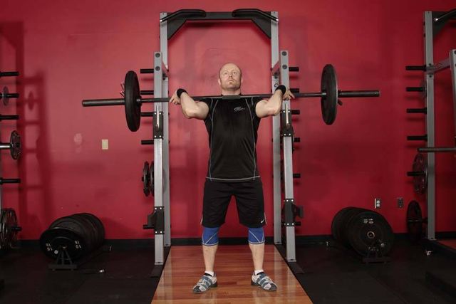 Squat Jerk: starting position