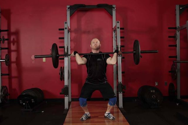 Squat Jerk: finishing position