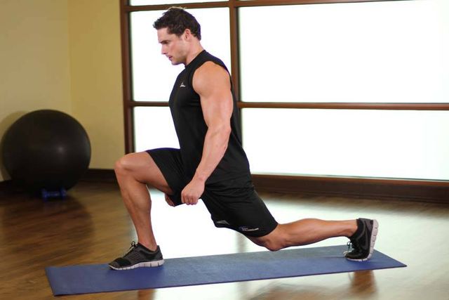 Standing Hip Flexors: finishing position