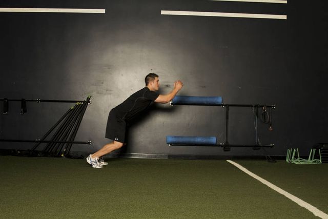 Standing Long Jump: finishing position
