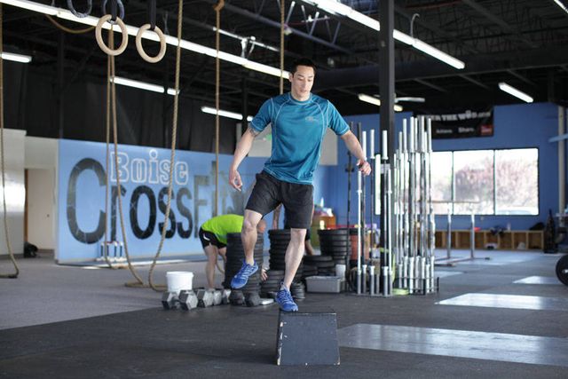 Stride Jump Crossover: finishing position
