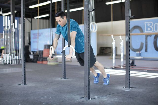 Suspended Push-Up: finishing position
