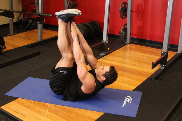 Toe Touchers: finishing position