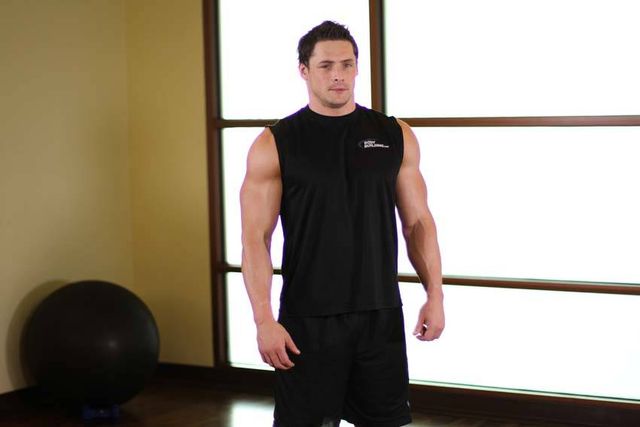 Triceps Stretch: starting position