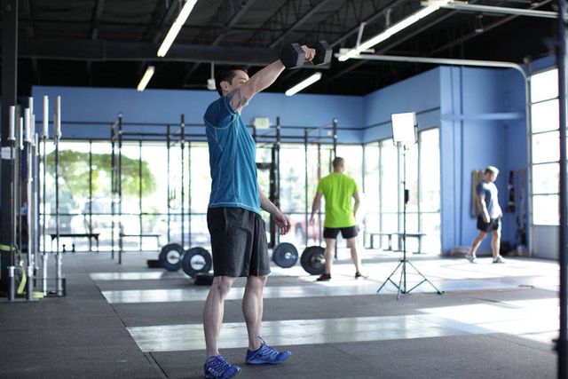 Vertical Swing: finishing position