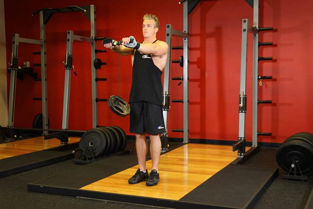 Wrist Roller: finishing position