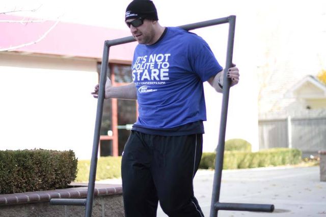 Yoke Walk: finishing position