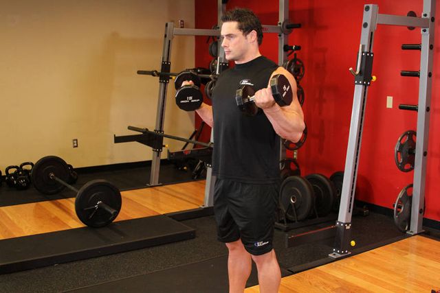 Zottman Curl: finishing position